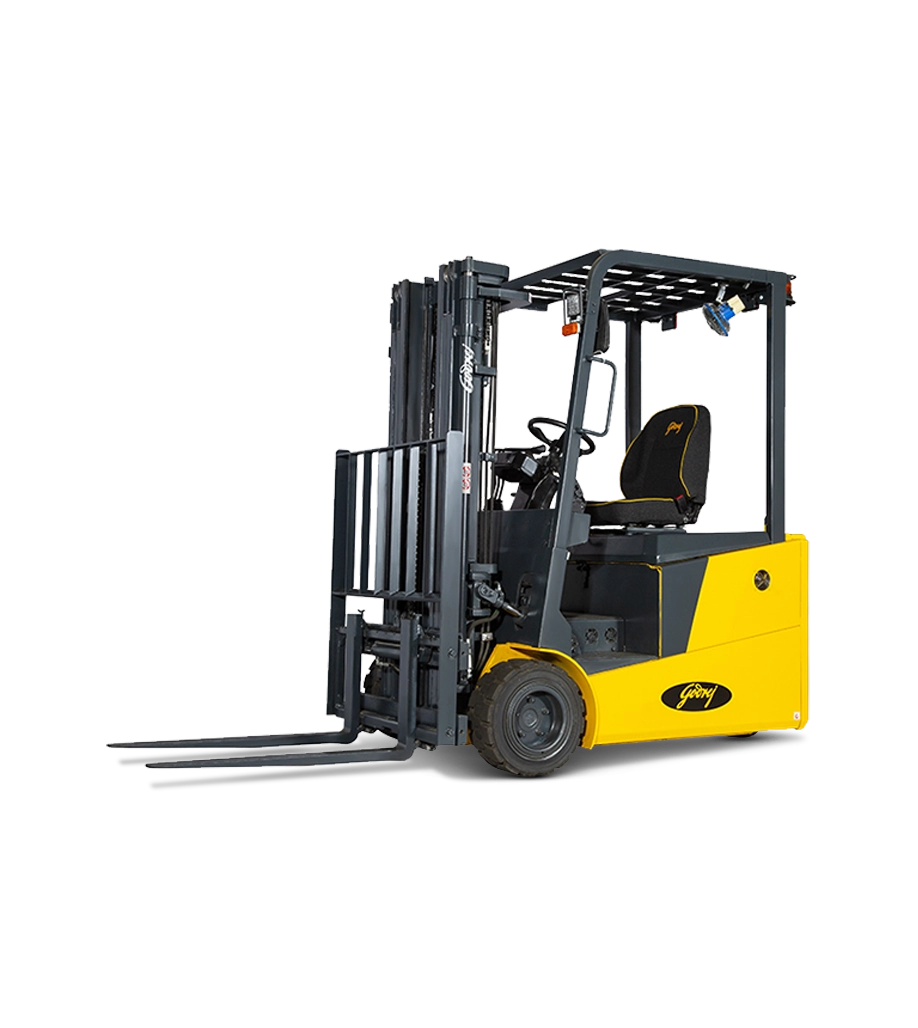 GODREJ BRAVO 3 WHEEL ELECTRIC FORKLIFT 2.0 TONNE