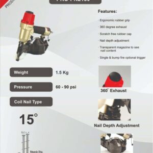 PNEUMATIC NAILER KAYMO PRO-2150