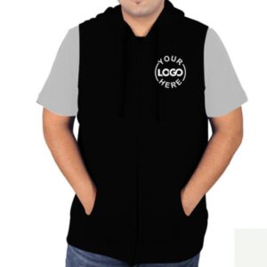 SLEEVELESS SWEAT JACKET