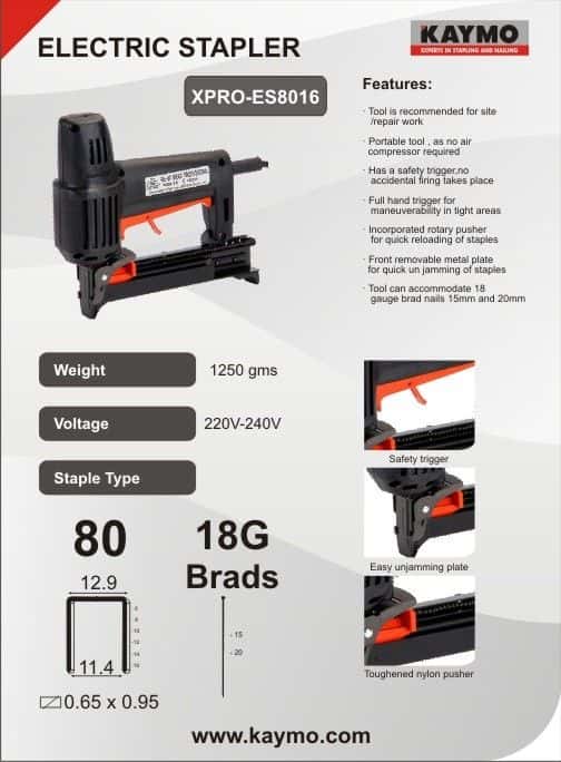 ELECTRIC STAPLER XPRO-ME80 - Image 2