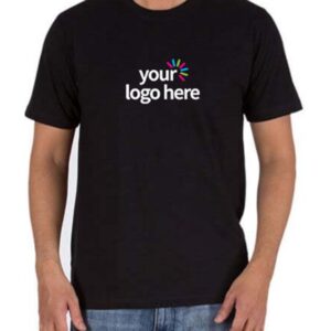 COTTONCORE LOGO TEE BLACK – ROUND NECK EDITION