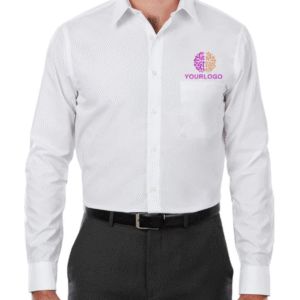 EXECUTIVE WHITE CUSTOM LOGO SHIRT