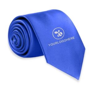 PERSONALIZED SOLID ROYAL BLUE FORMAL TIE