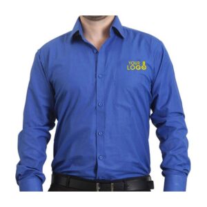 LUXE BLUE PERSONALIZED WORKWEAR SHIRT