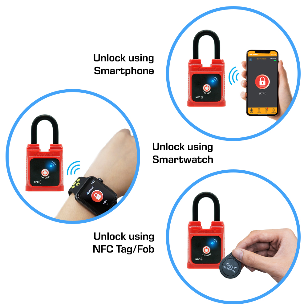 Smart Lockout Tagout Padlock (LOTO) - 3rd Gen - Image 3